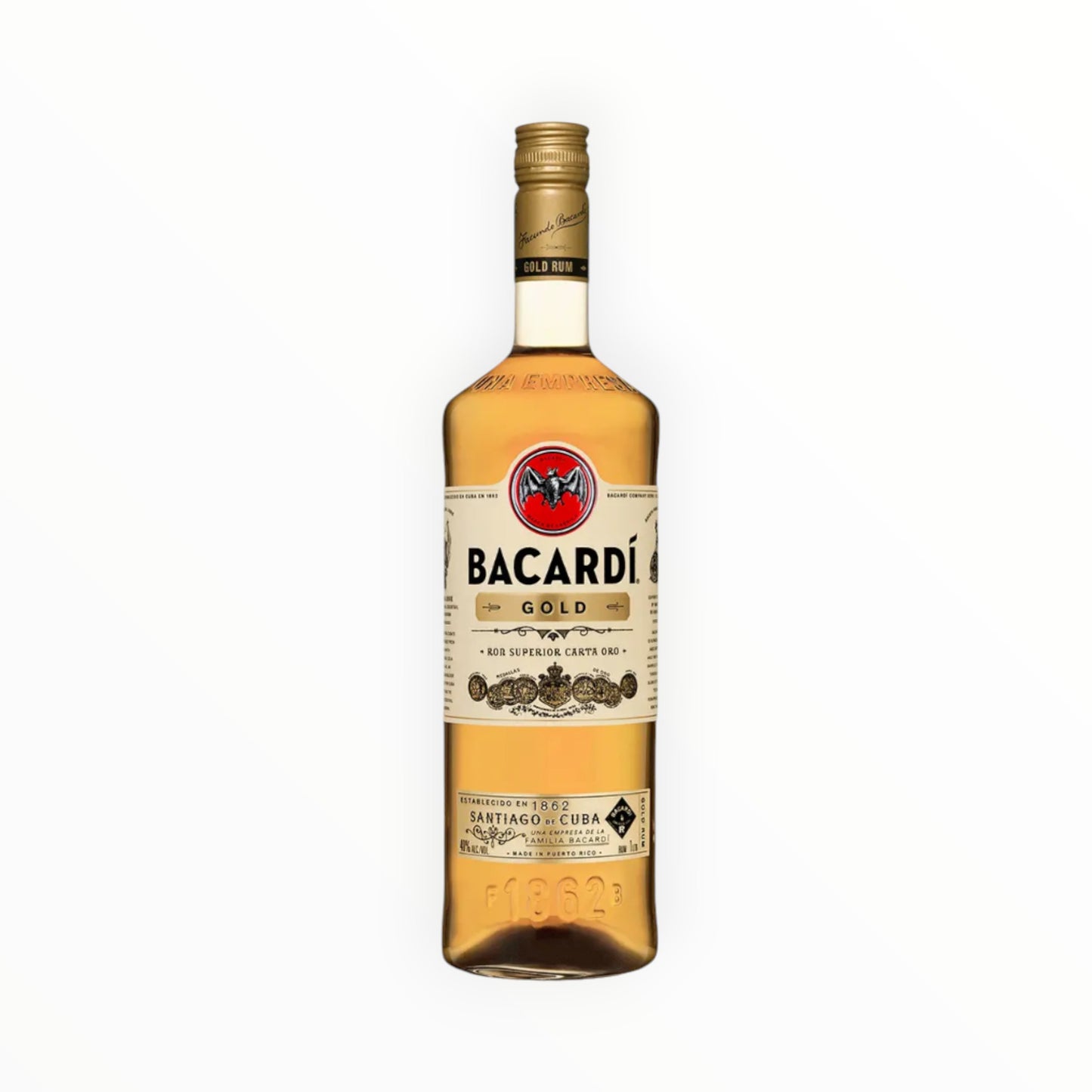 BACARDI GOLD RUM 1L