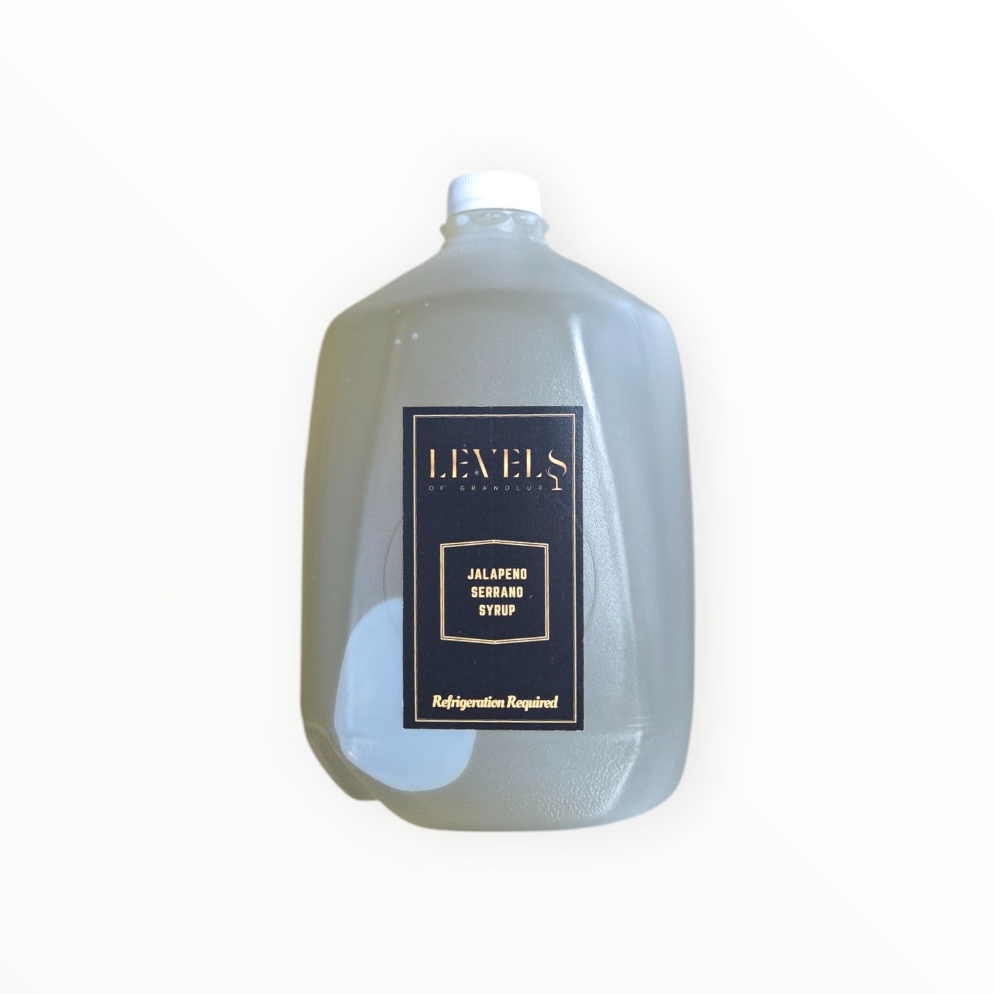 LEVELS OF GRANDEUR JALAPENO SERRANO SYRUP 1GAL