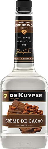DEKUYPER CREME CACAO WHITE 750ML