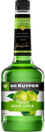 DEKUYPER SOUR APPLE LIQUEUR 1L