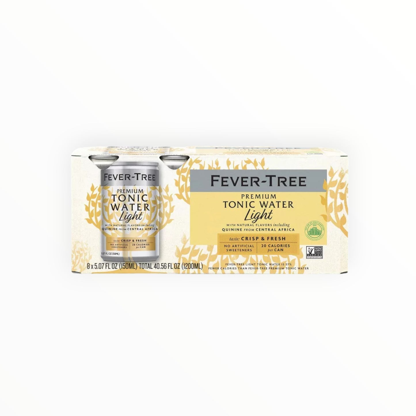 FEVER TREE LIGHT TONIC WATER PREMIUM CRISP & FRESH CAN 3/8PK/5OZ