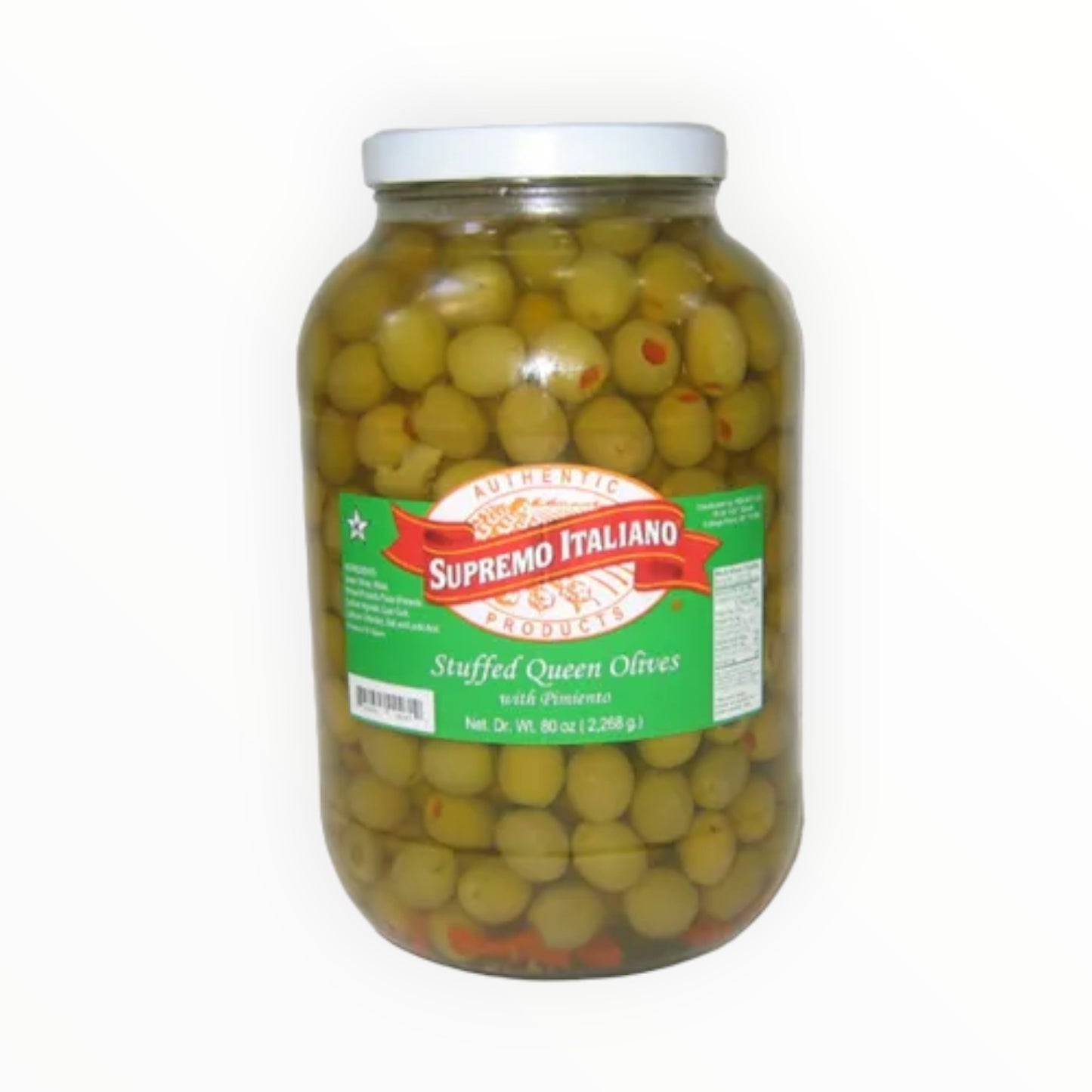 SUPREMO ITALIANO QUEEN OLIVES 1 GALLON