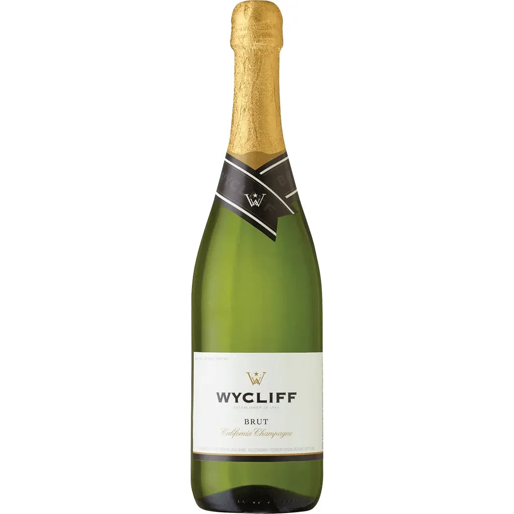 WYCLIFF BRUT BOTTLE -14 WINE 750ML
