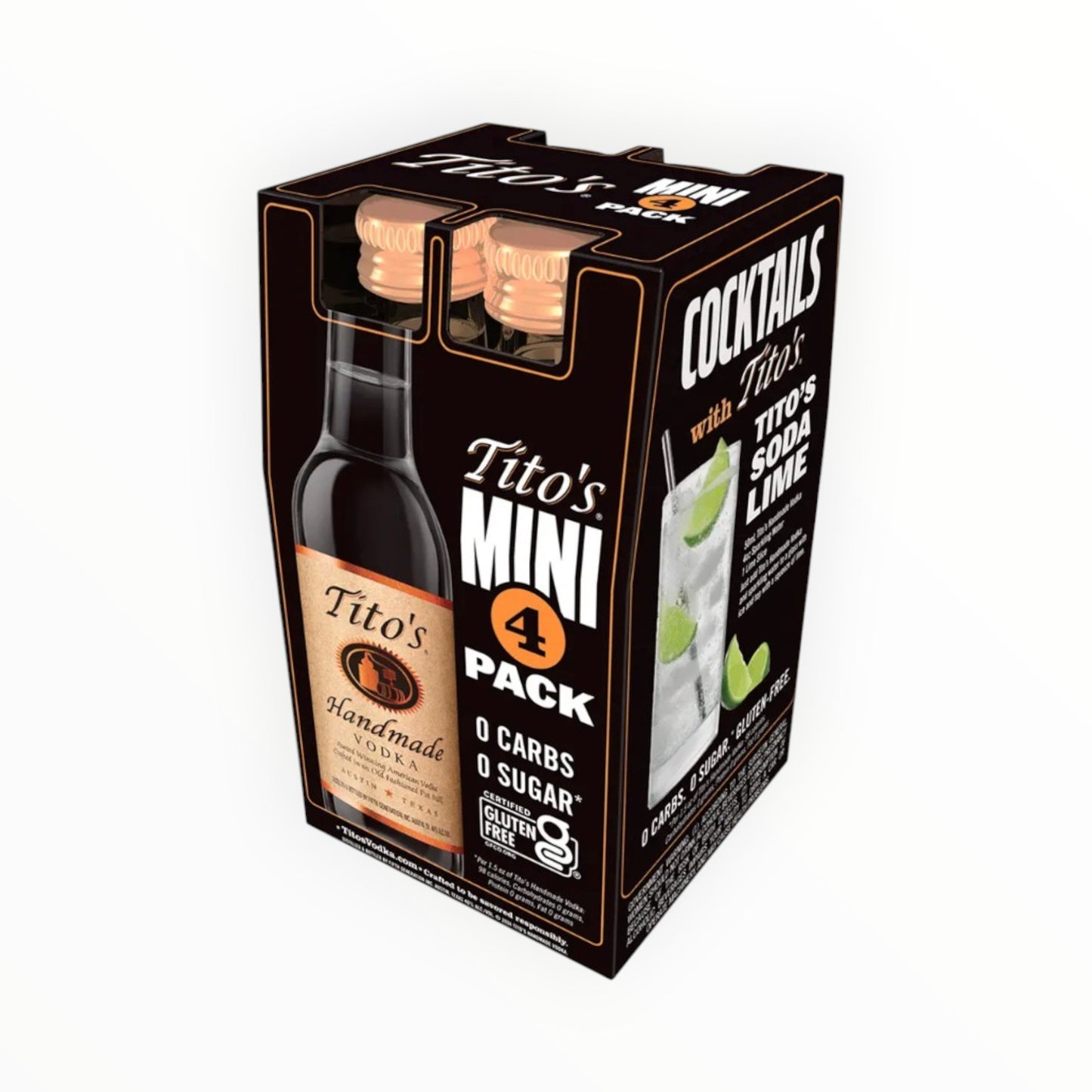 TITOS VODKA 4PK/50ML