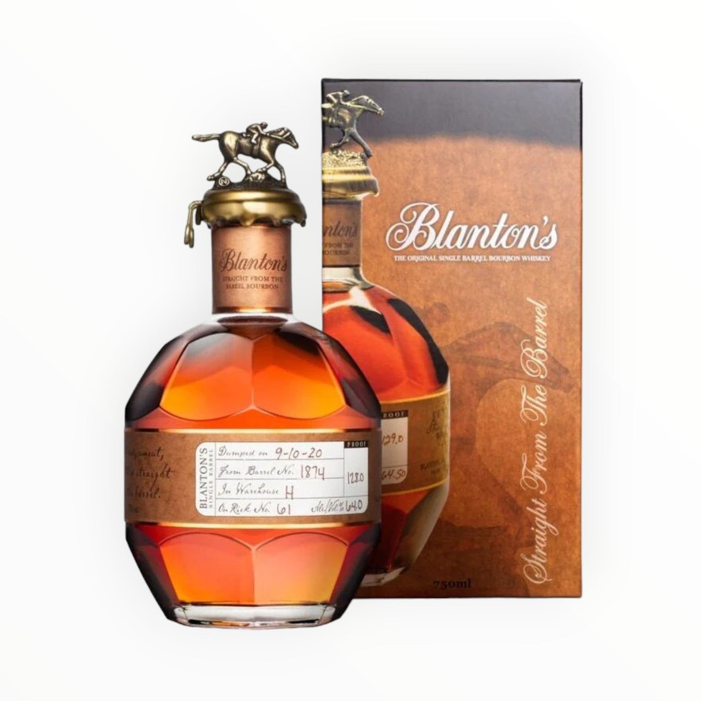 BLANTONS STRAIGHT FROM THE BARREL BOURBON 750ML