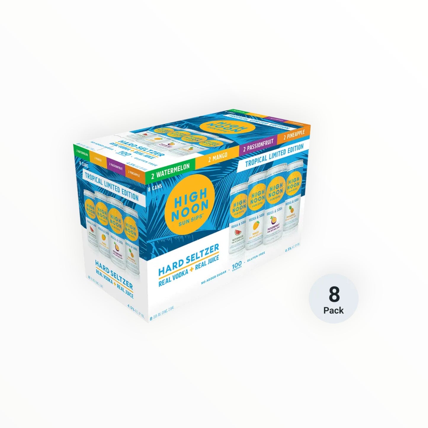 HIGH NOON TROPICAL PACK PA/WM/PF/M 3/8PK/12OZ