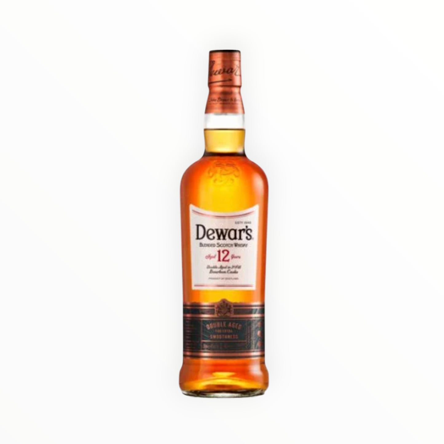 DEWARS BLENDED 12YR SCOTCH 750ML