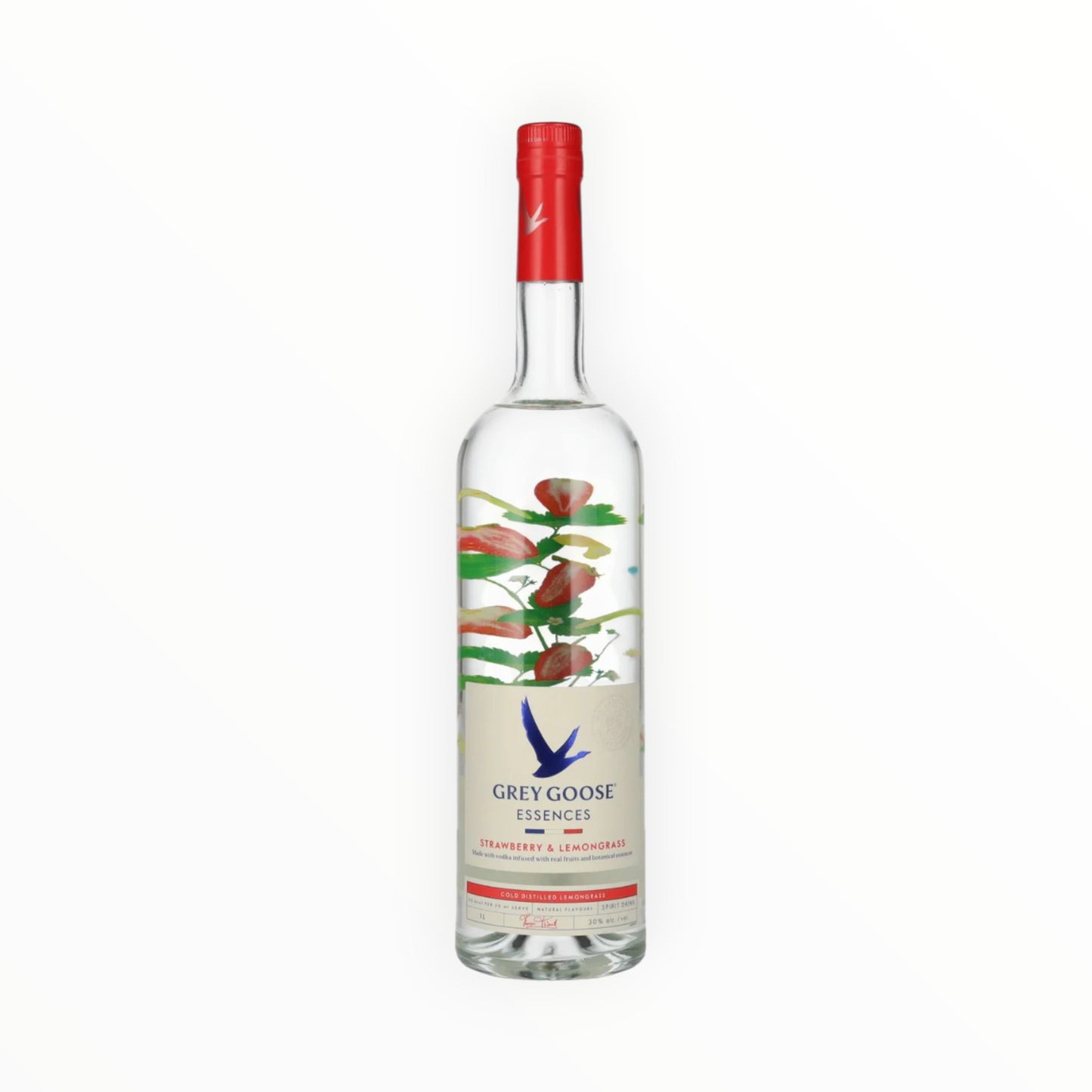 GREY GOOSE ESSENCES STRAWBERRY LEMONGRESS VODKA 1L