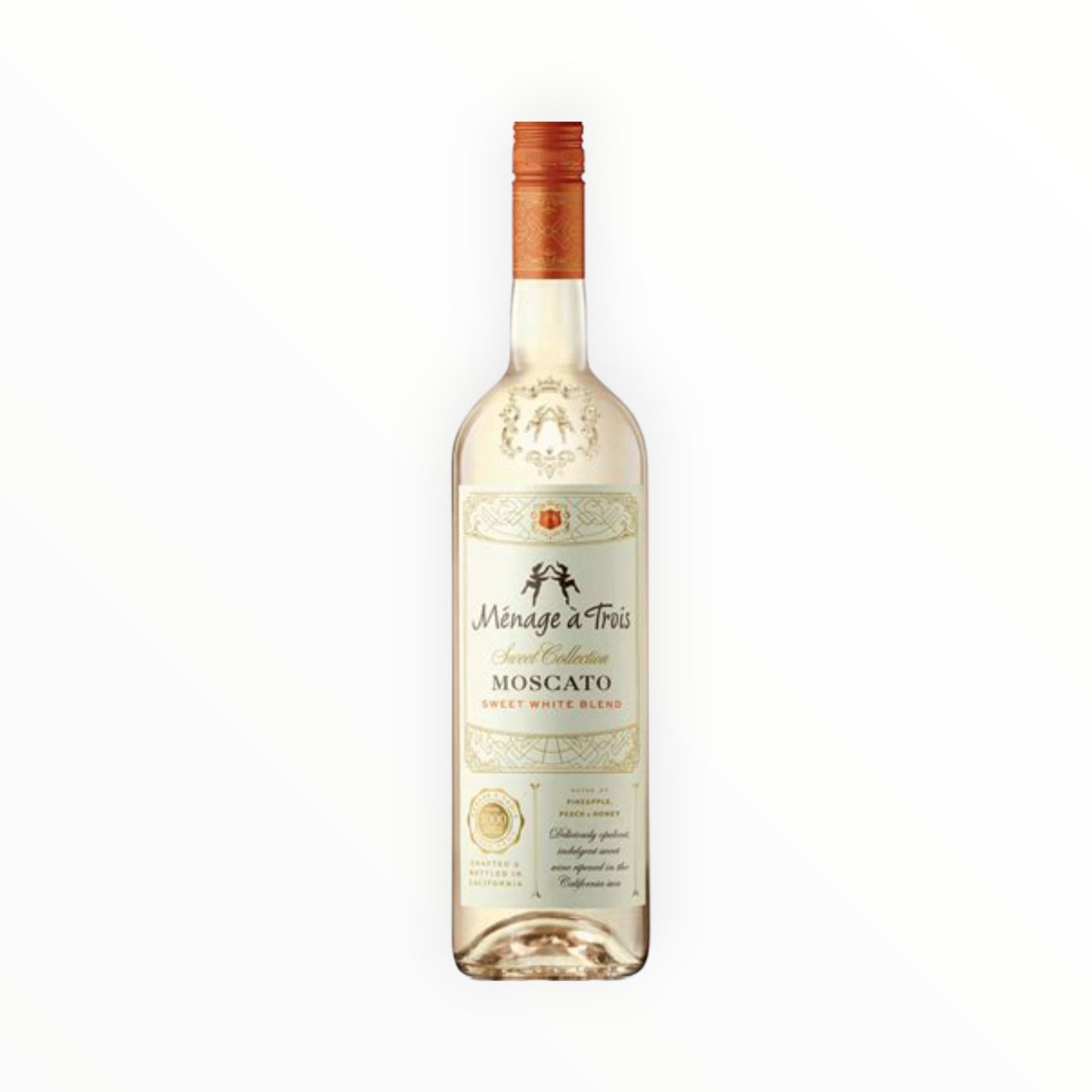 MENAGE A TROIS SWEET WHITE MOSCATO -14 750ML