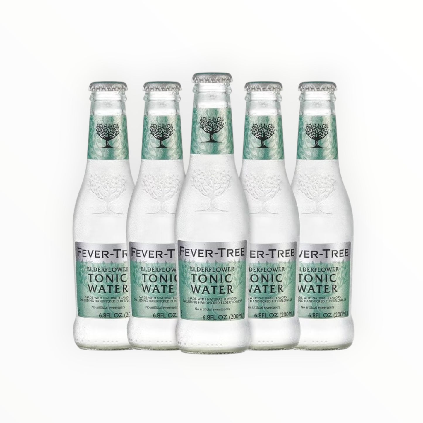 FEVER TREE ELDERFLOWER TONIC BOTTLE WATER 6/4PK 200ML