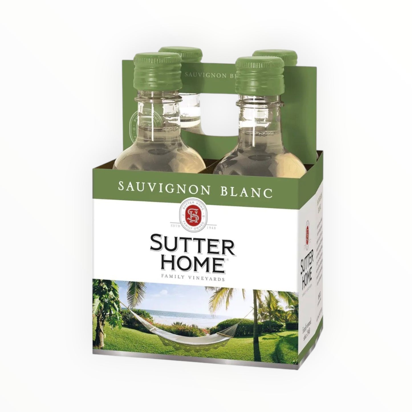 SUTTER HOME SAUVIGNON BLANC -14 WINE 4PK/187ML