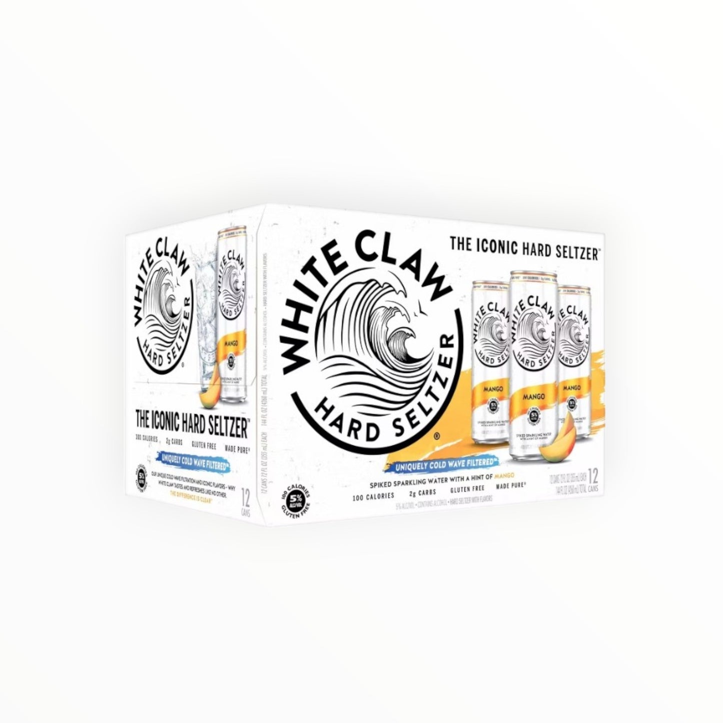 WHITE CLAW MANGO 2/12PK 12OZ
