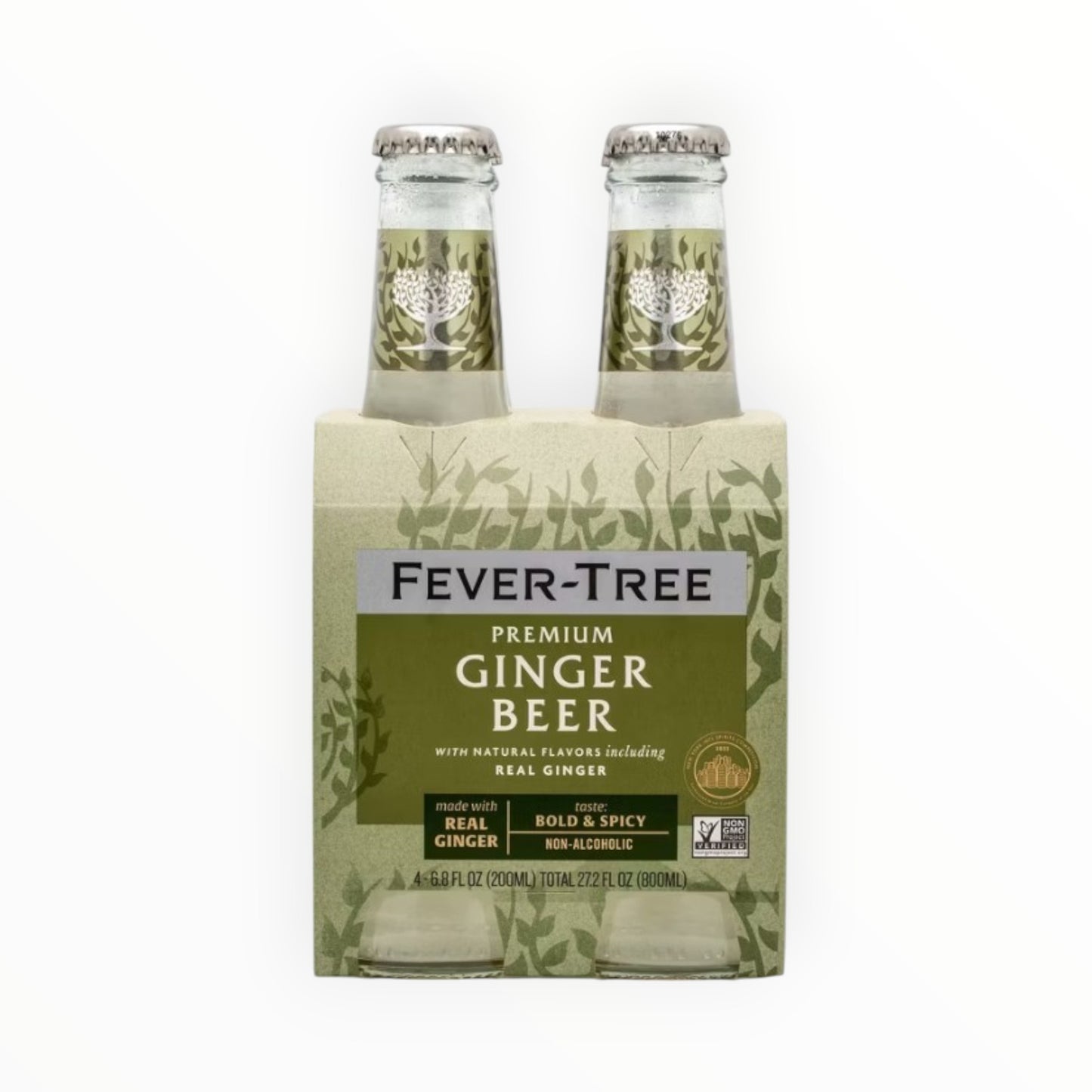 FEVER TREE GINGER BEER BOTTLE 6/4PK 200ML