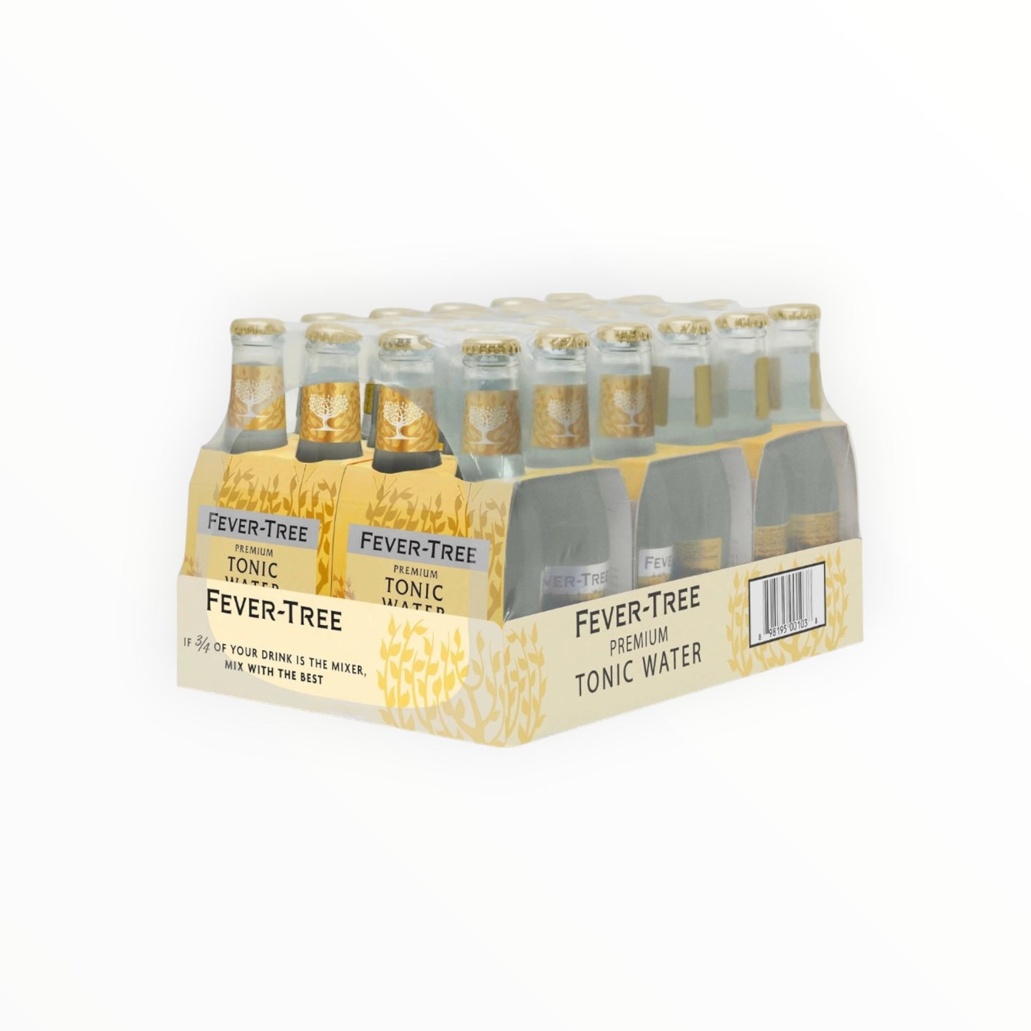 FEVER TREE TONIC WATER BOTTLE 6/4PK 200ML
