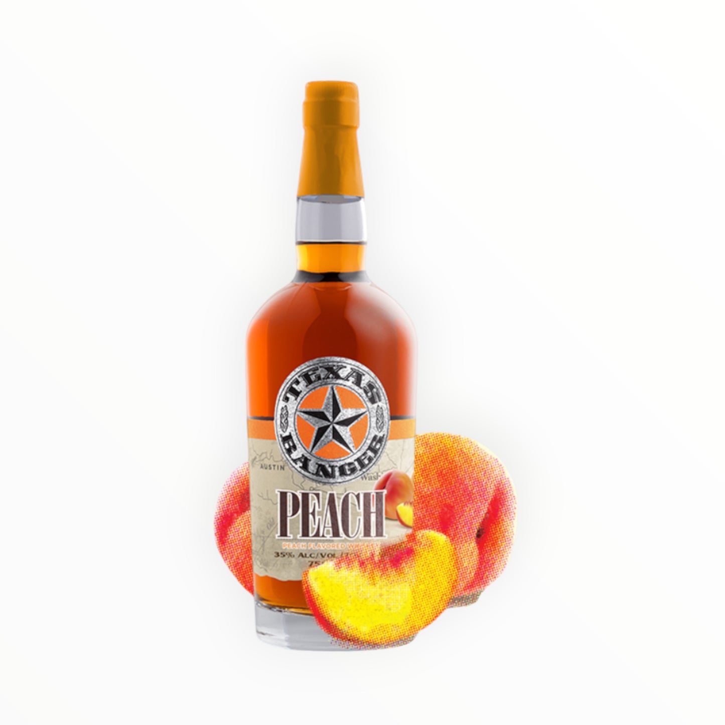 TEXAS RANGER PEACH WHISKEY 1L