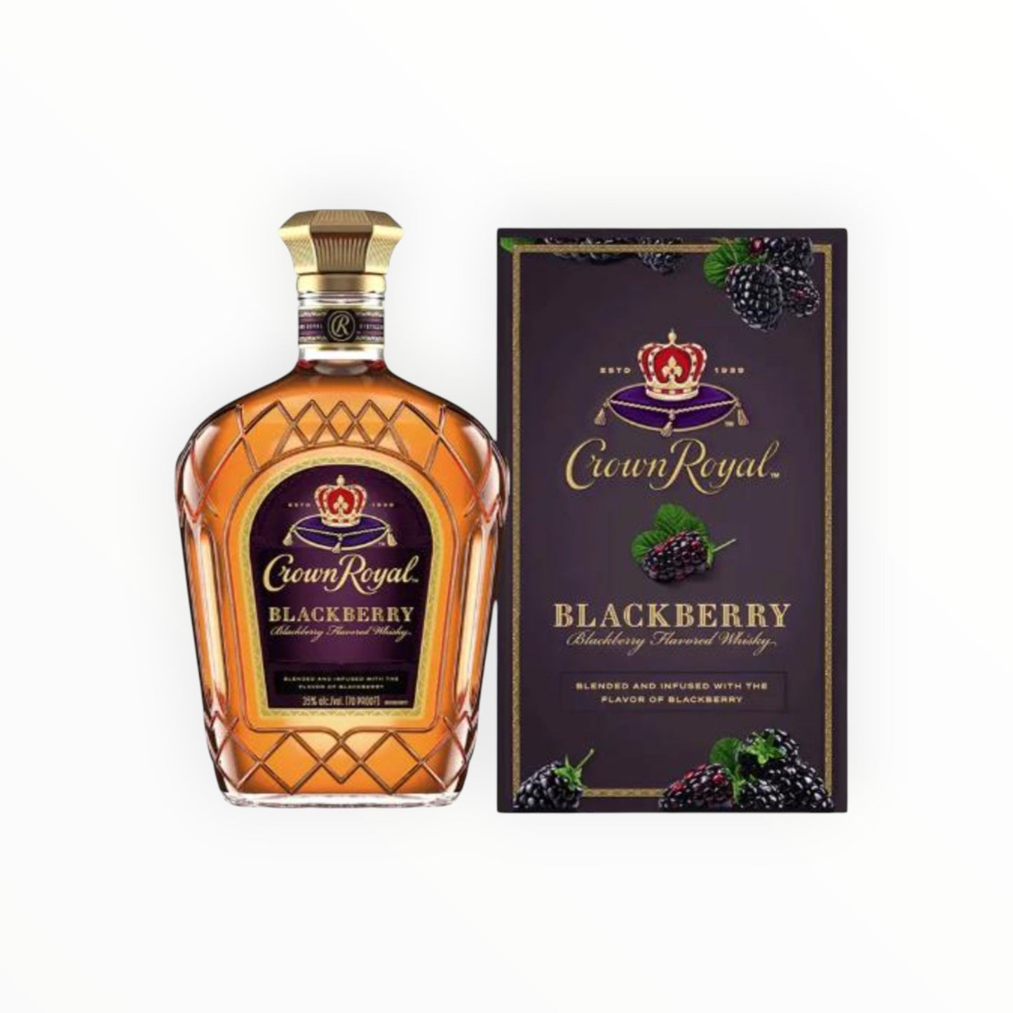 CROWN ROYAL BLACKBERRY WHISKEY 1L