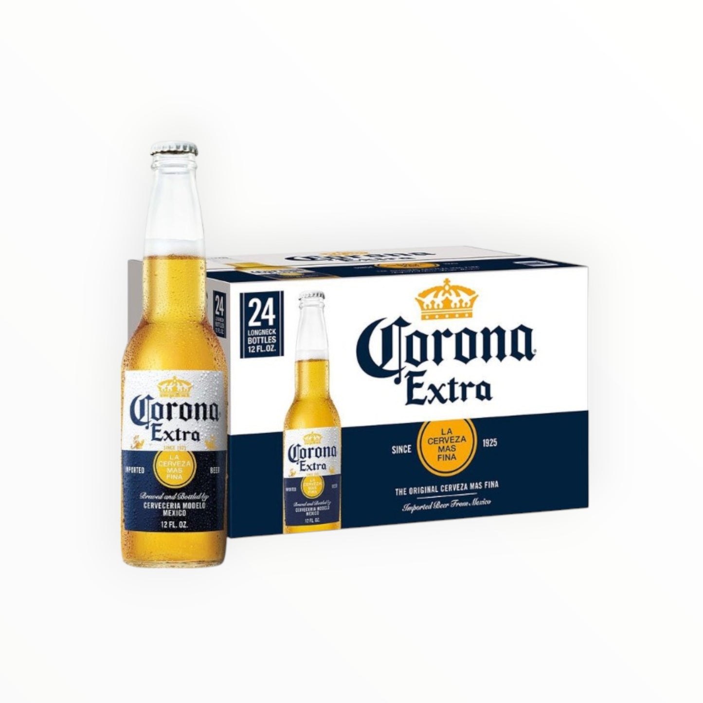 CORONA EXTRA BOTTLE 24PK/12OZ