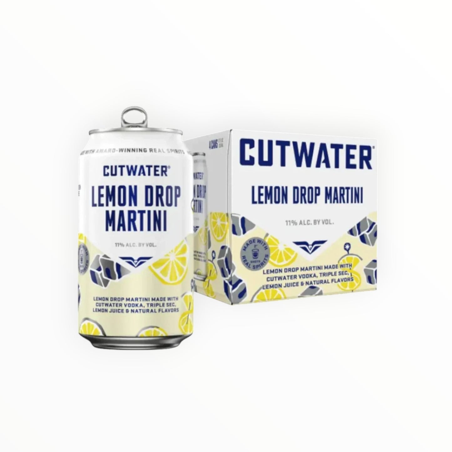 CUTWATER LEMON DROP MARTINI CAN RTD 6/4PK/12OZ