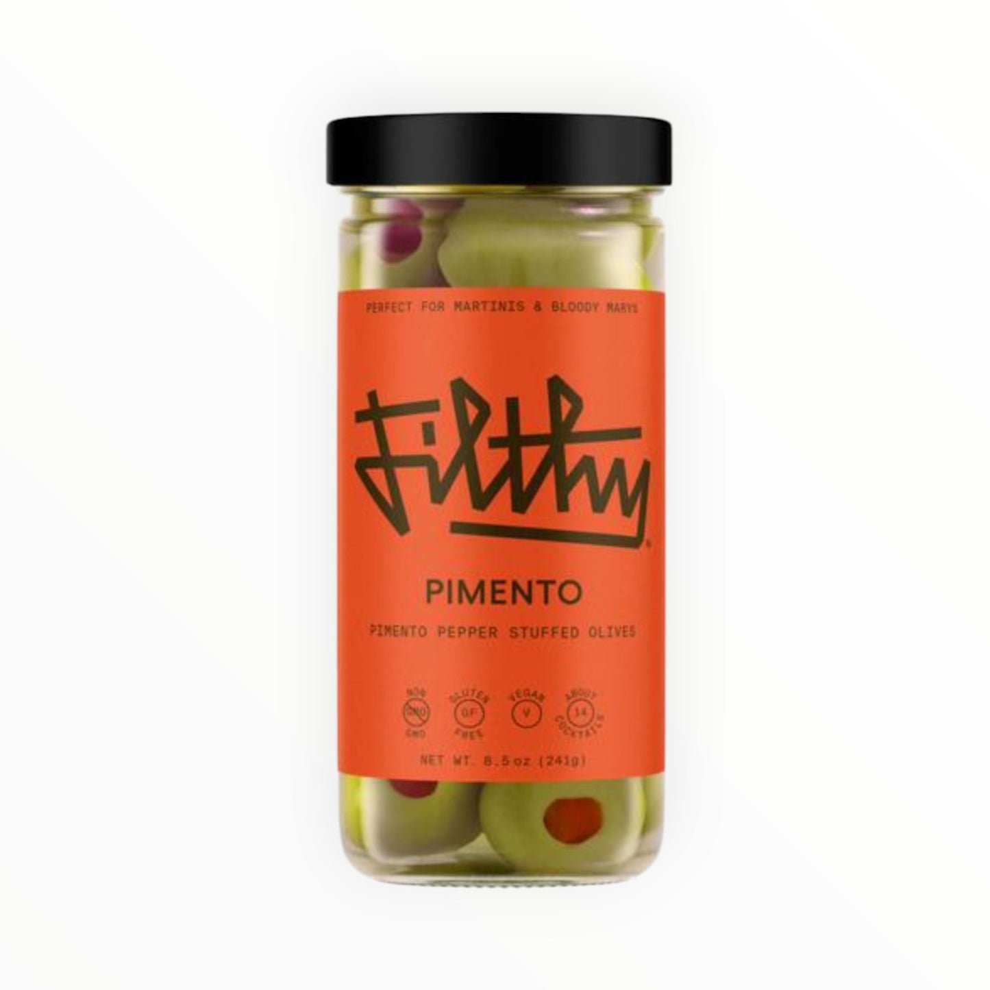 FILTHY PIMENTO OLIVES 8OZ