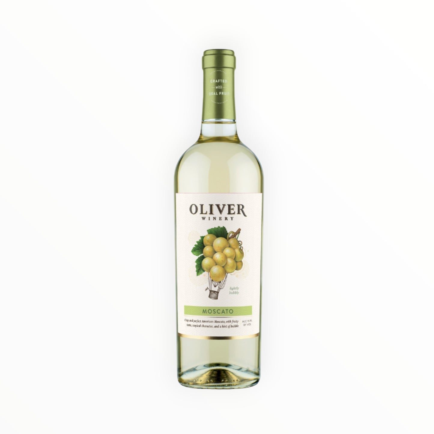 OLIVER MOSCATO LIGHT BUBBLY WINE -14 750ML
