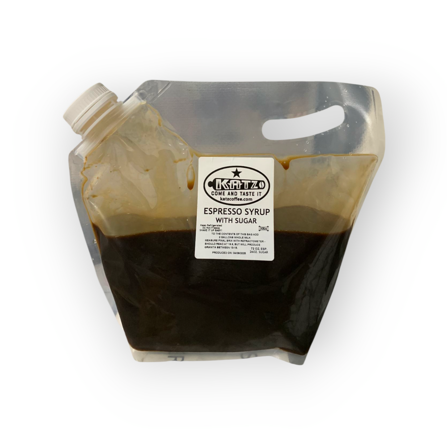 KATZ ESPRESSO SYRUP BLACK LABEL BAG