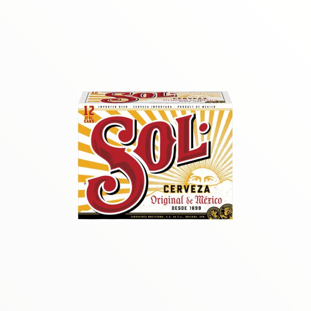 SOL CERVEZA BEER 2/12PK