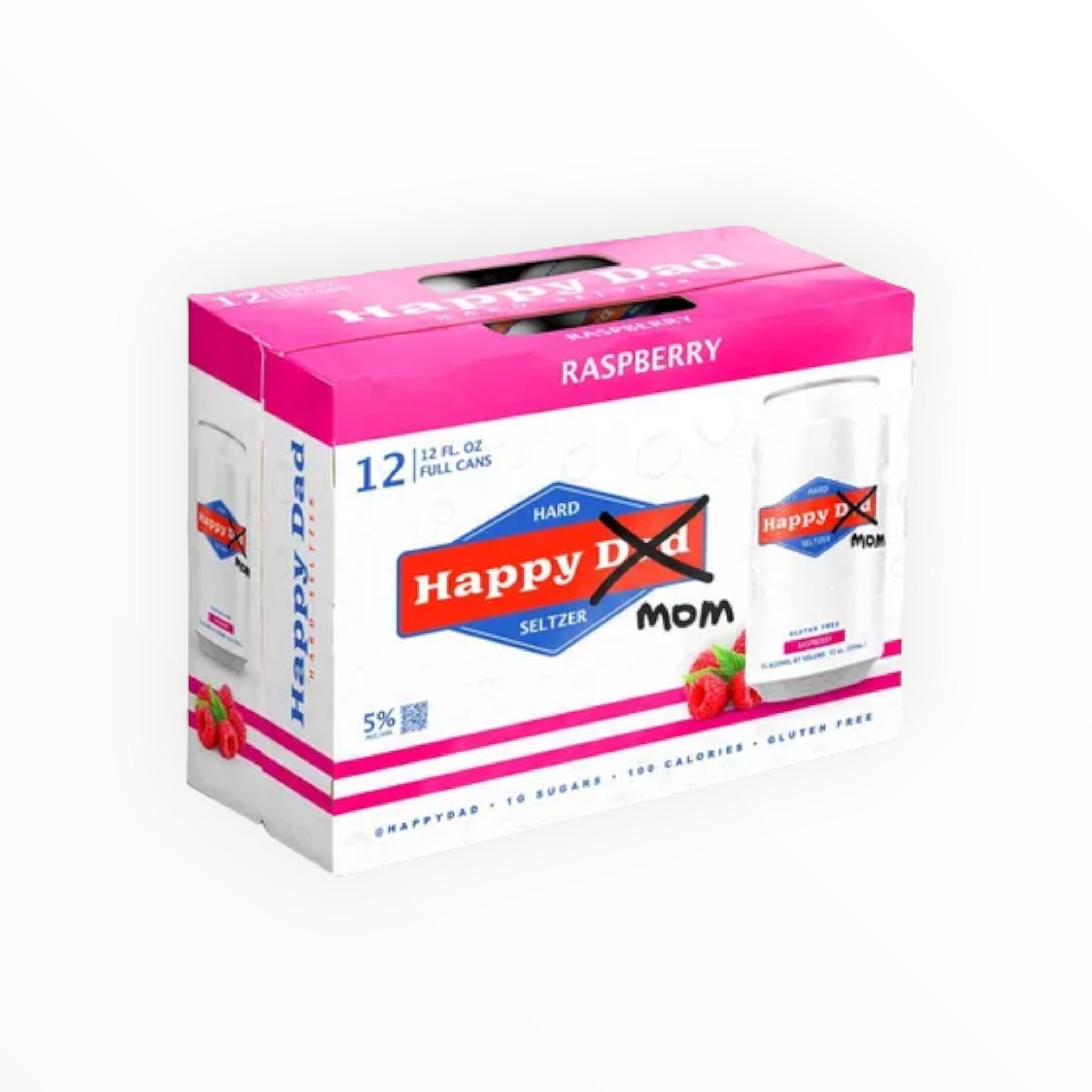 Happy Soda Raspberry HAPPY MOM RASPBERRY CAN 2/12PK/12OZ – Wolf Express Liquor