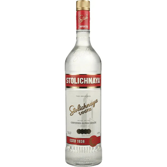 STOLICHNAYA 80 VODKA 1L