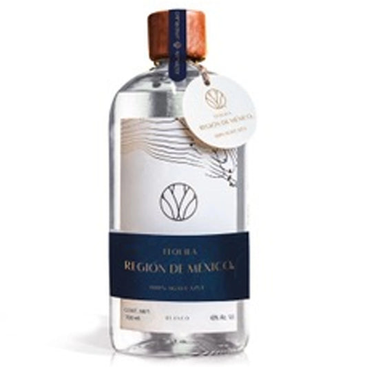REGION DE MEXICO BLANCO TEQUILA 100% AGAVE 750ML
