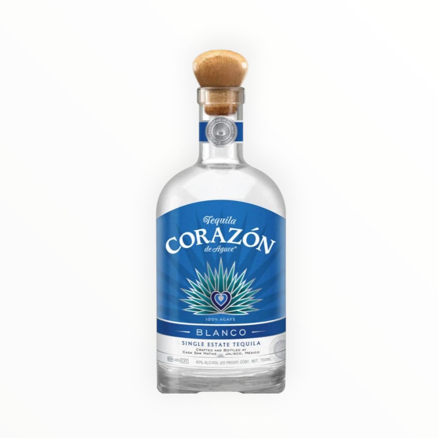 CORAZON BLANCO TEQUILA 750ML