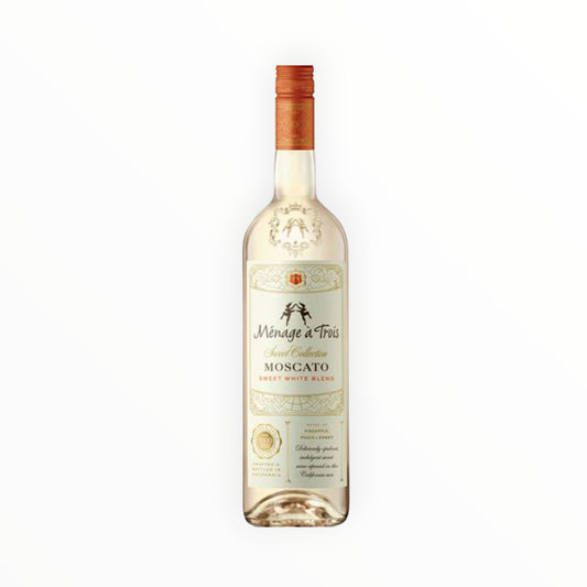 MENAGE A TROIS SWEET WHITE MOSCATO -14 750ML