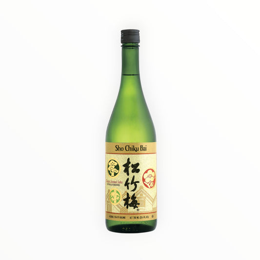 SHO CHIKU BAI CLASSIC JUNMAI SAKE +14 750ML