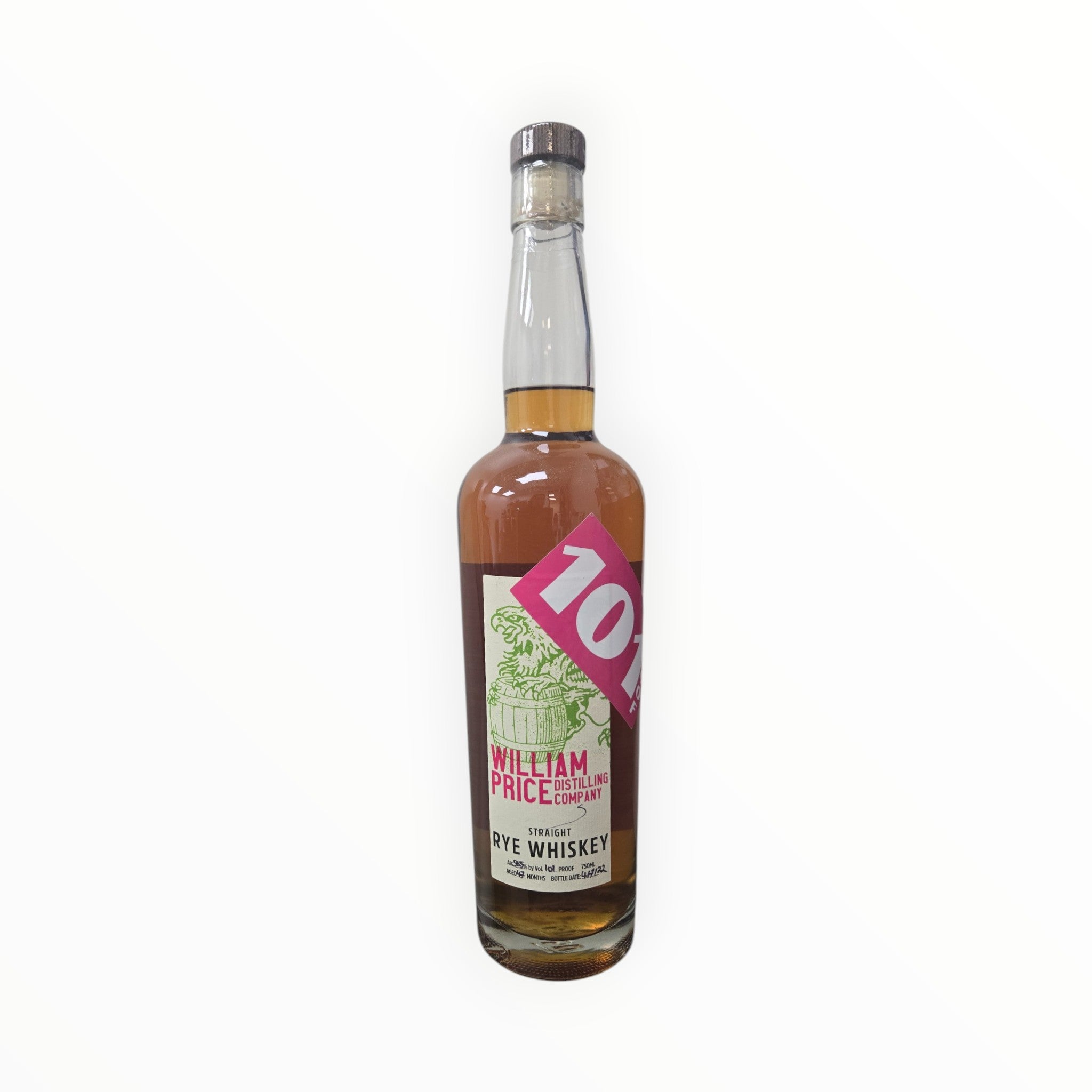 WILLIAM PRICE STRAIGHT RYE WHISKEY 101 750ML – Wolf Express Liquor