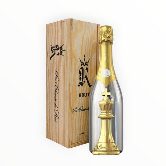 LE CHEMIN DU ROI CHAMPAGNE BRUT W/WOODEN GIFT BOX -14 750ML