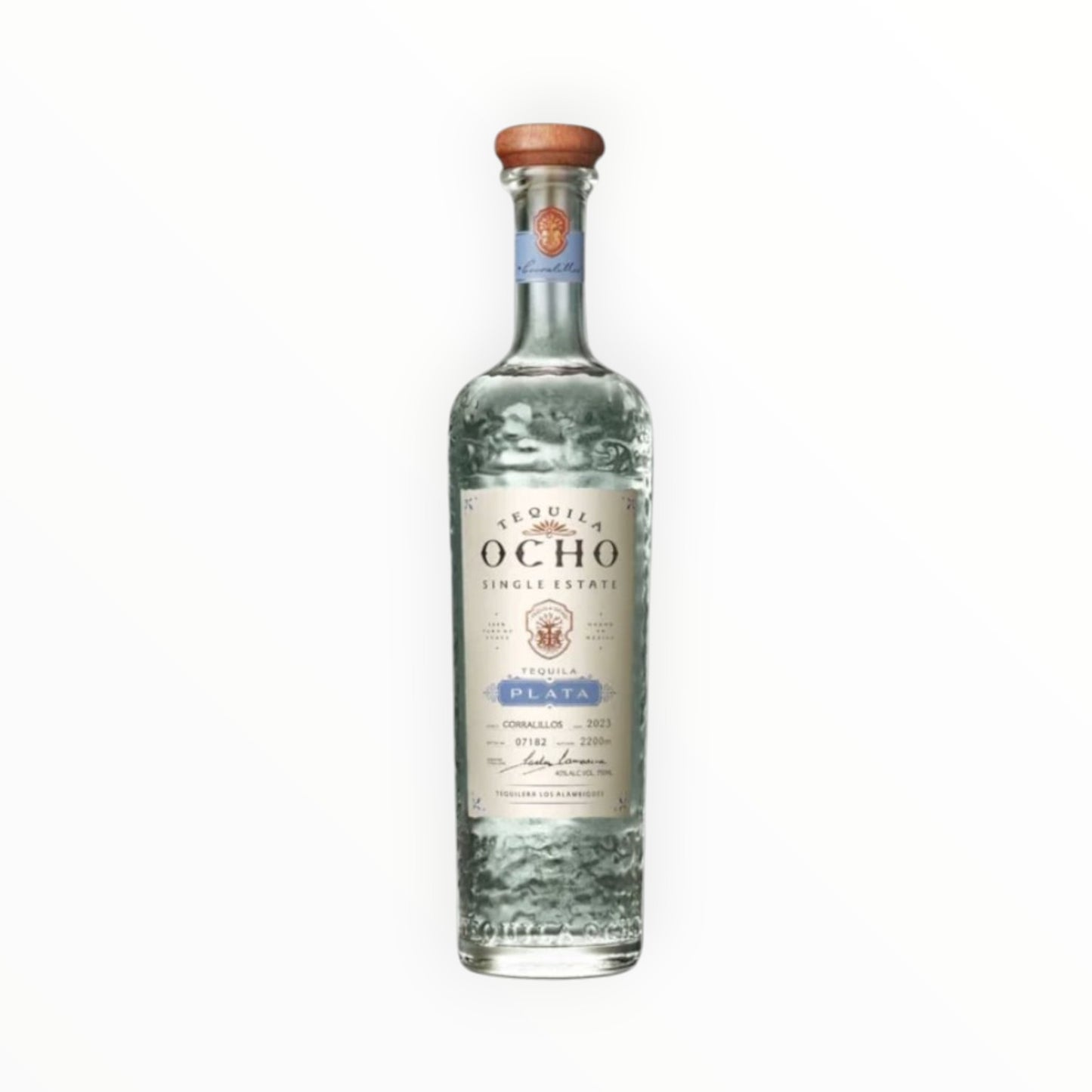 TEQUILA OCHO PLATA TEQUILA 750ML