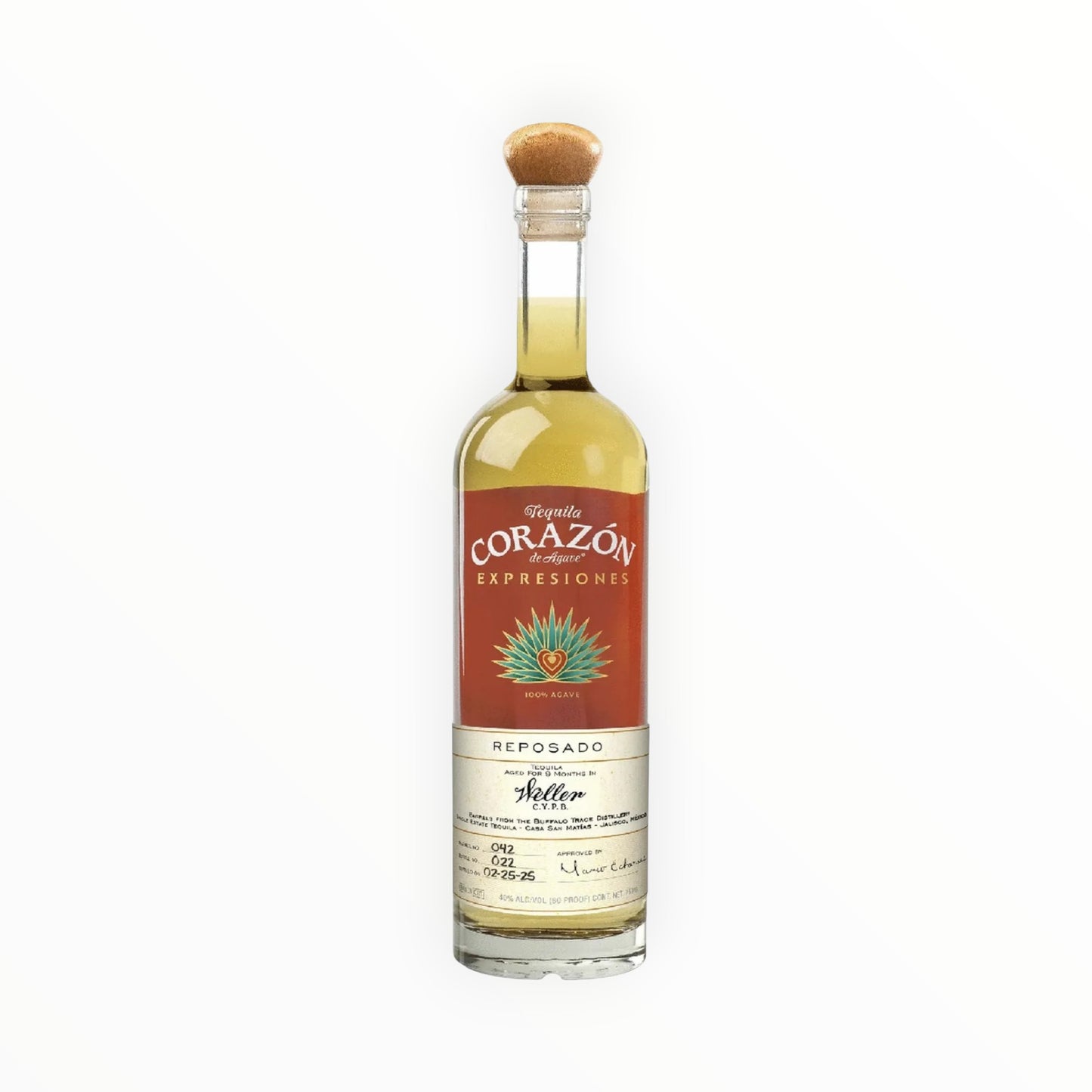 EXPRESIO CORAZON WELLER REPOSADO TEQUILA 750ML