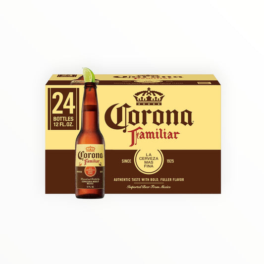 CORONA FAMILIAR BEER BOTTLE 24PK/12OZ