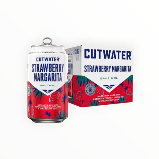 CUTWATER STRAWBERRY MARGARITA CAN RTD 6/4PK/12OZ