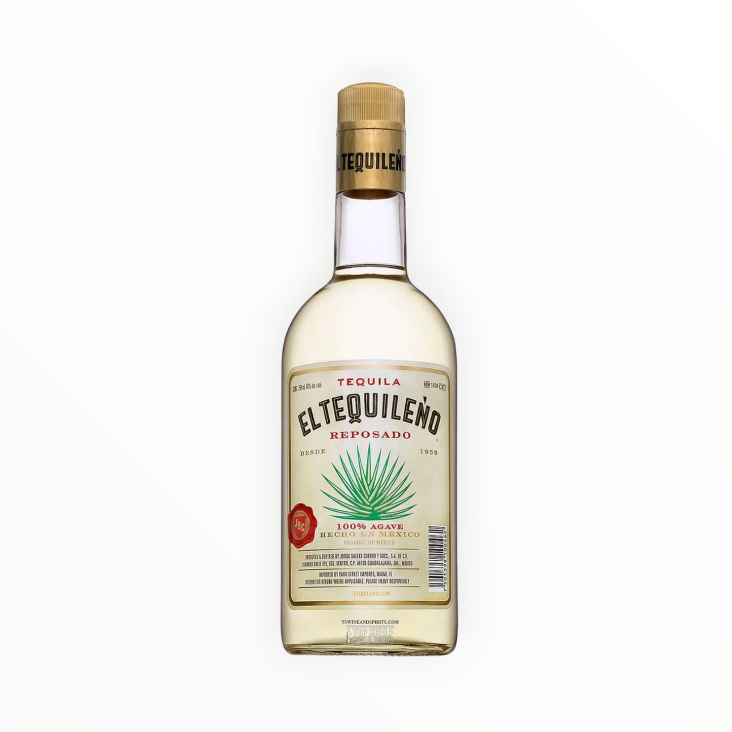 EL TEQUILENO TEQUILA REPOSADO 750ML