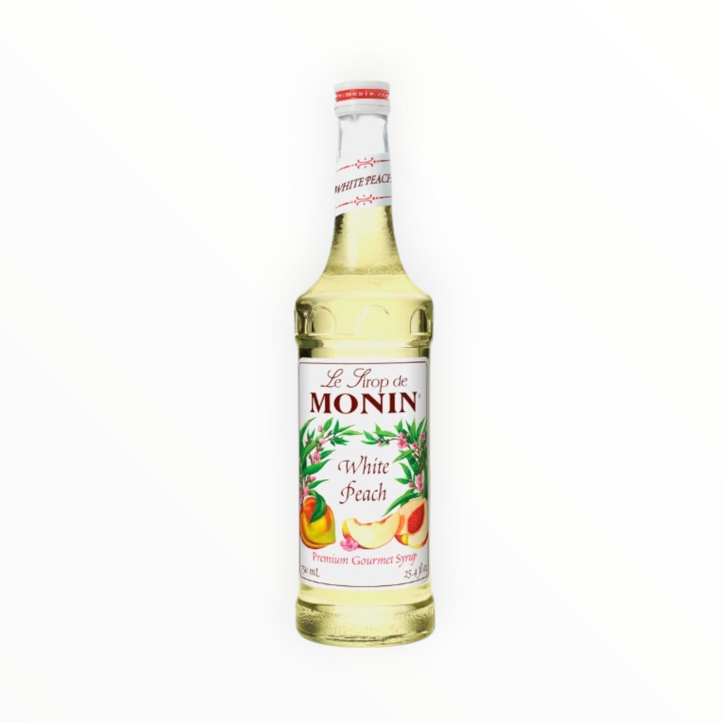 MONIN WHITE PEACH SYRUP 1L