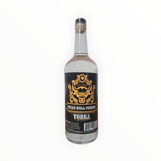 TEXAS WELL POURED VODKA 1L
