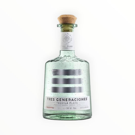 TRES GENERACIONES PLATA TEQUILA 750ML